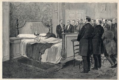 The Death of the Comte de Paris by Louis Tinayre